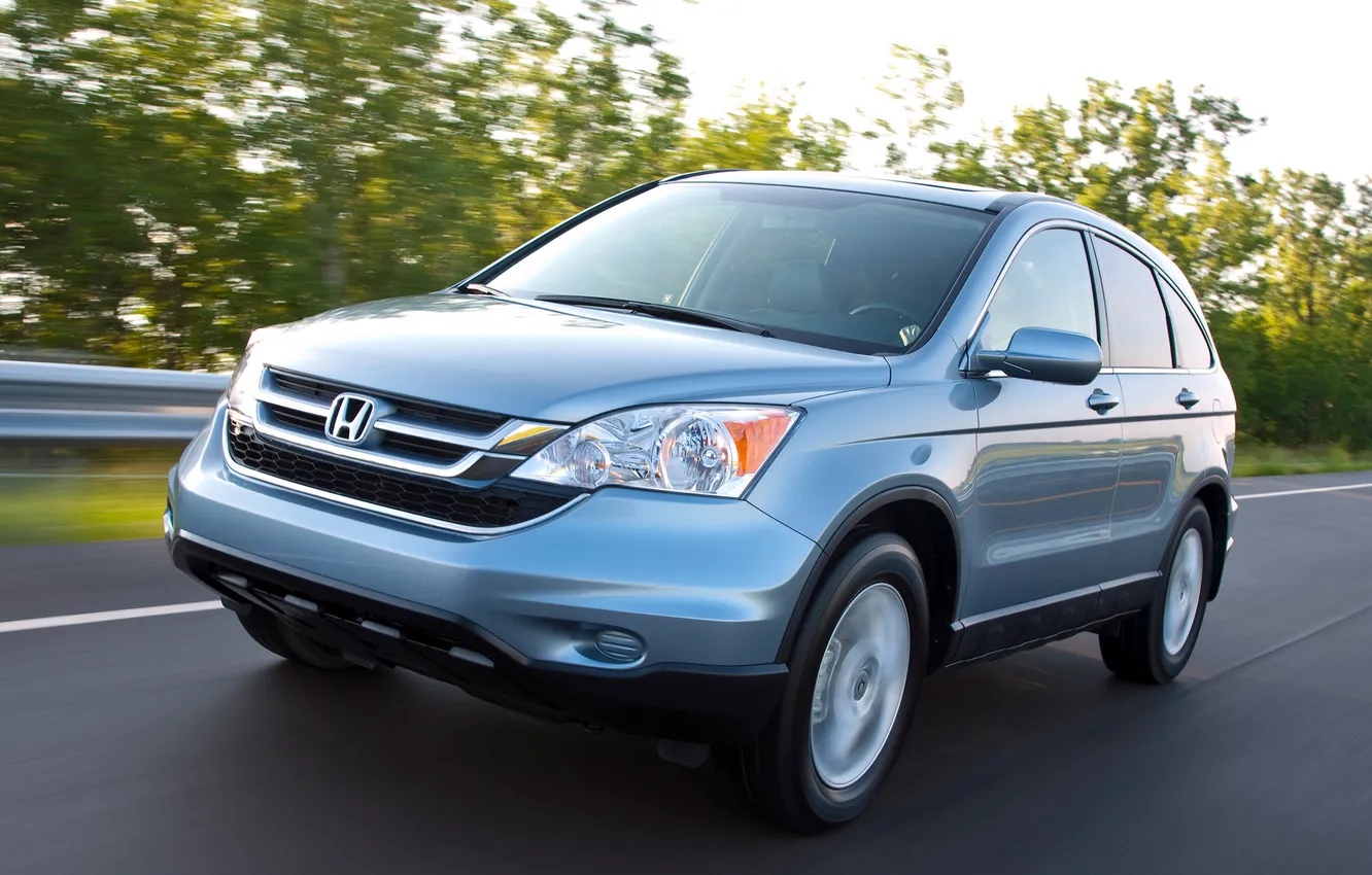 Photo wallpaper road, machine, Honda, universal, CR-V