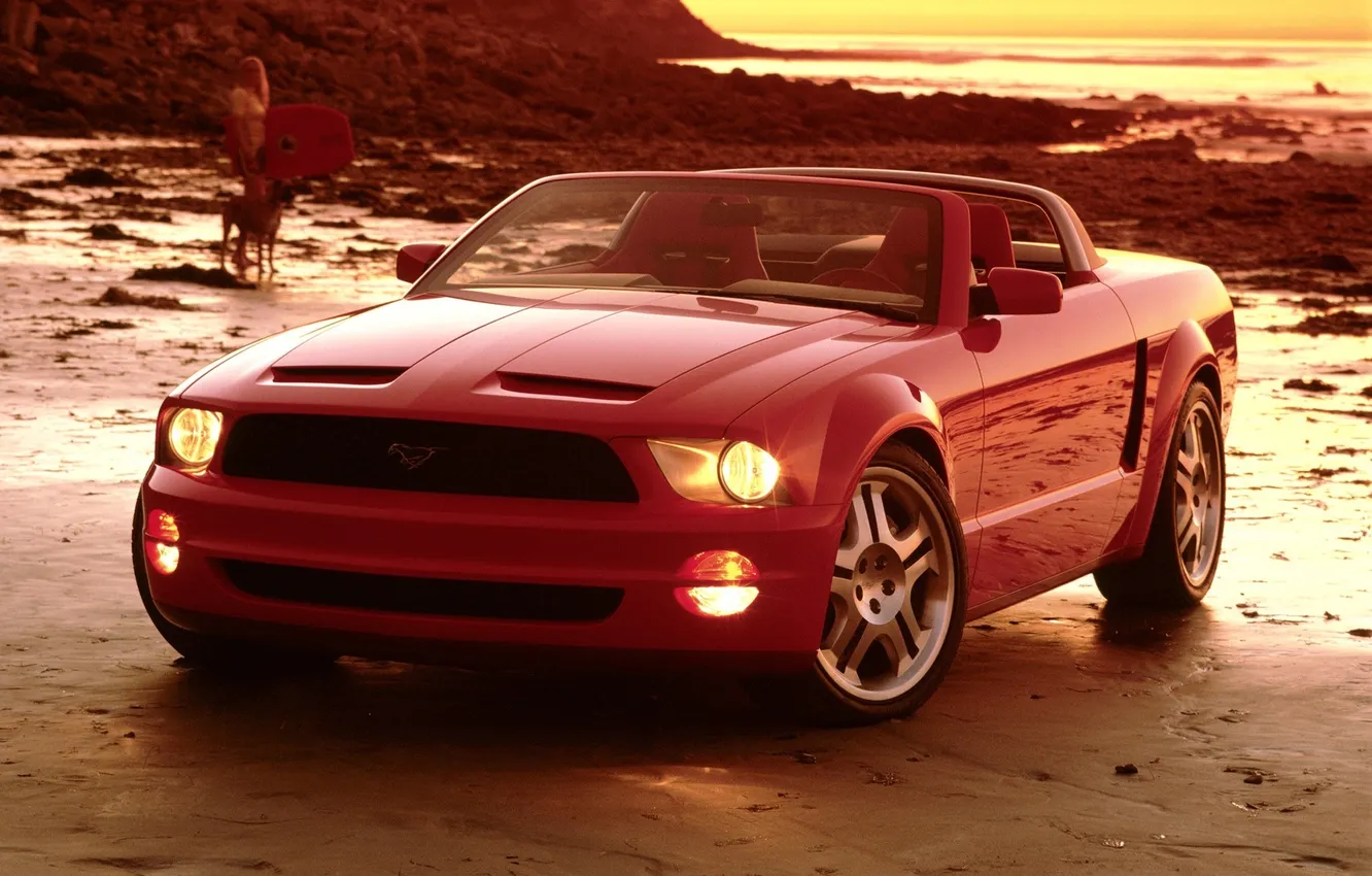 Photo wallpaper 2003, Mustang GT, Convertible Concept