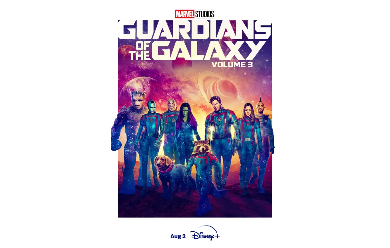 Photo wallpaper movie, poster, Marvel Studios, Guardians Of The Galaxy Vol. 3
