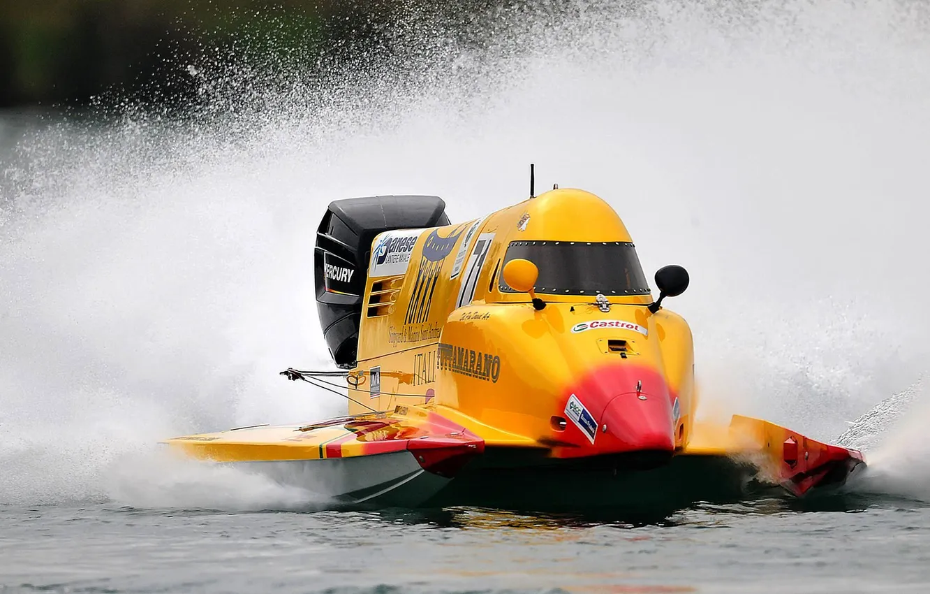 Photo wallpaper race, boat, speed