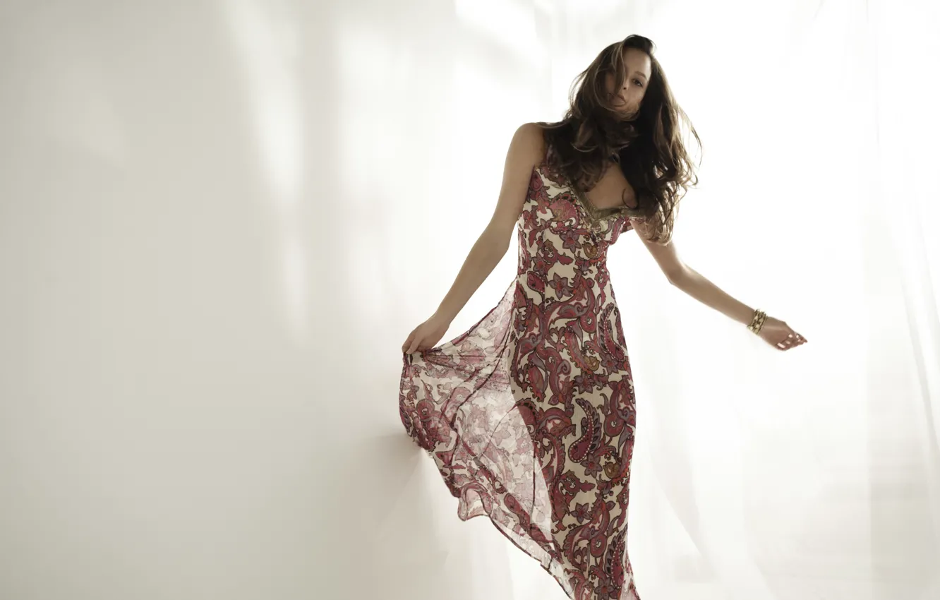 Photo wallpaper girl, dress, Pania Rose