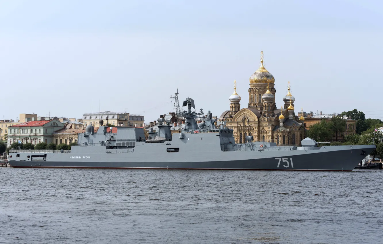 Photo wallpaper ship, Saint Petersburg, frigate, guard, "Admiral Essen"
