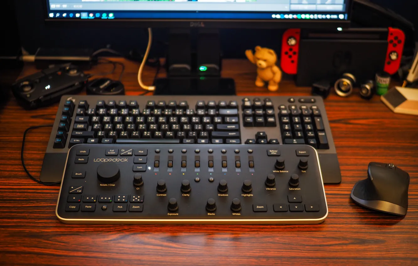 Photo wallpaper computer, style, mouse, keyboard