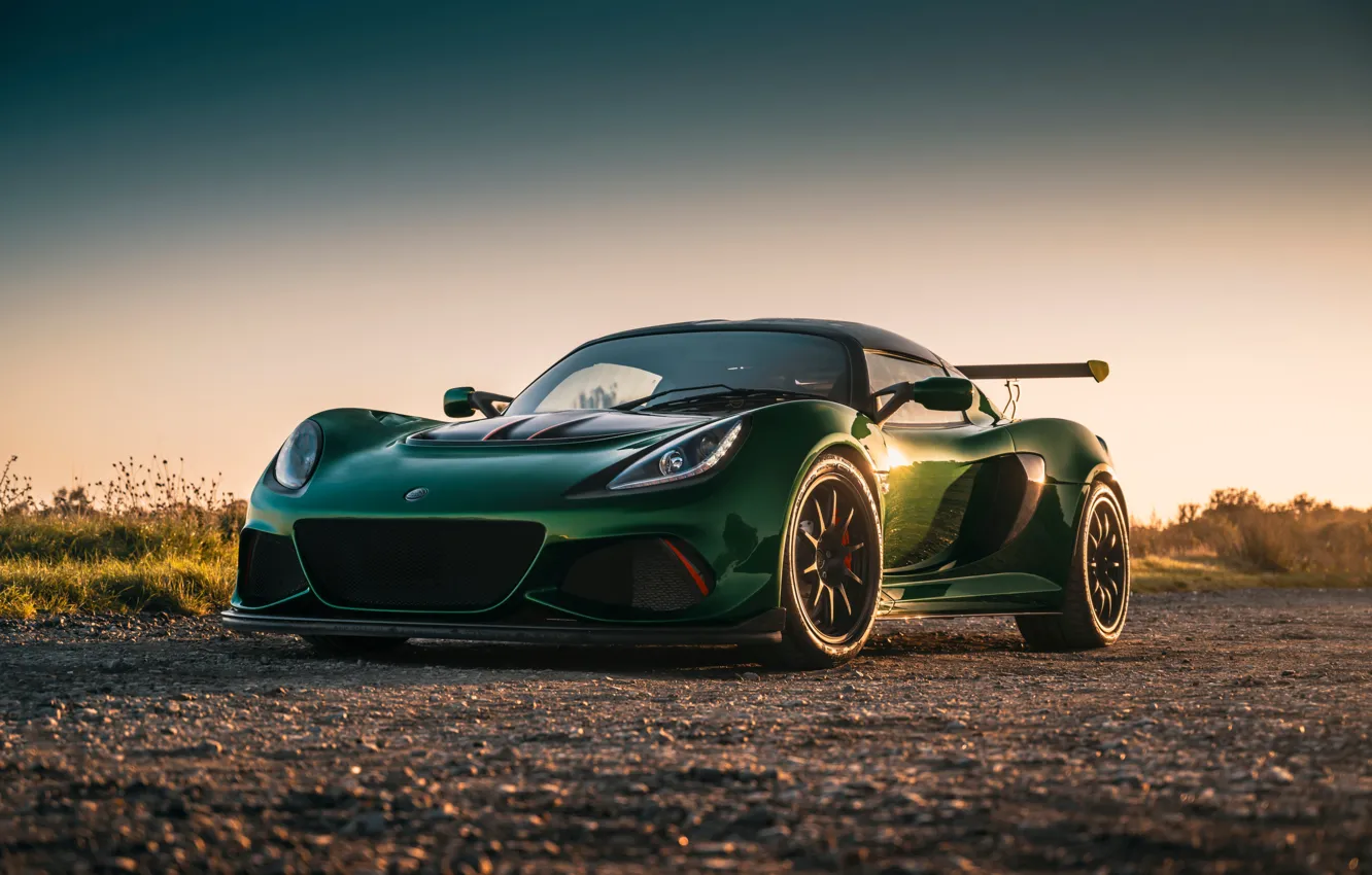 Photo wallpaper machine, coupe, Green, Lotus, sports car, car, Requires, Cup