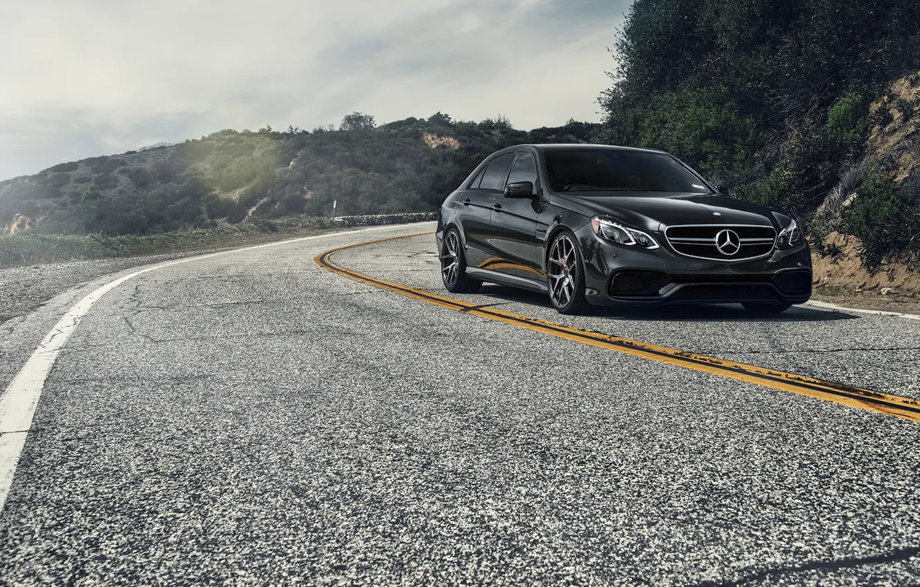 Photo wallpaper car, mercedes-benz, Mercedes, tuning, amg, e63, vorsteiner