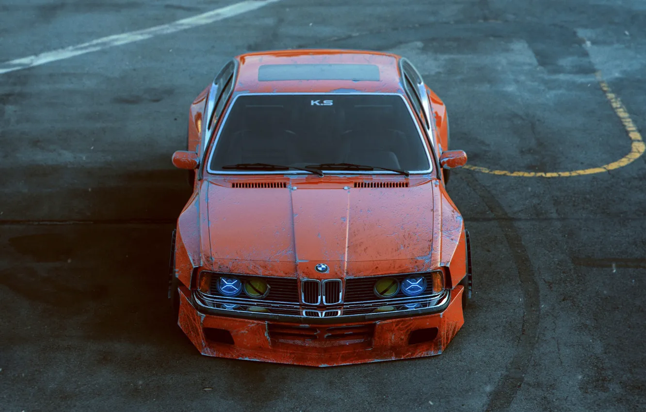 Photo wallpaper BMW, Shark, Body, Tuning, Future, E30, Kit, Ligth