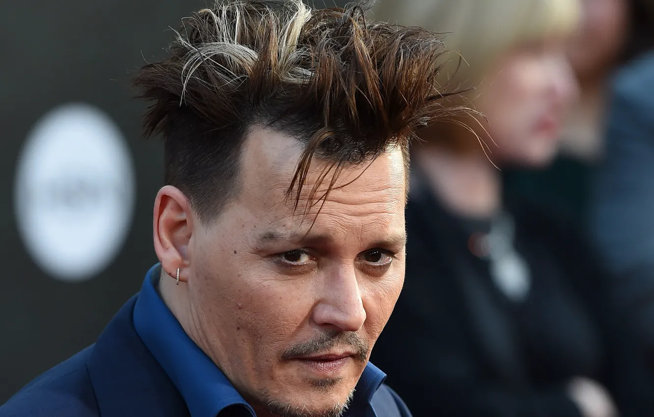 Photo wallpaper Johnny Depp, hairstyle, actor, Johnny Depp