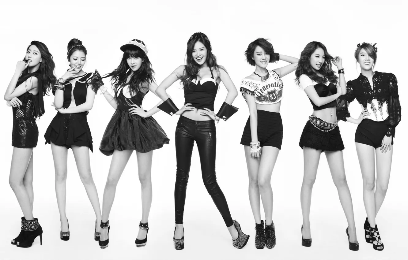 Photo wallpaper music, girls, Asian girls, South Korea, K-pop, RainBow