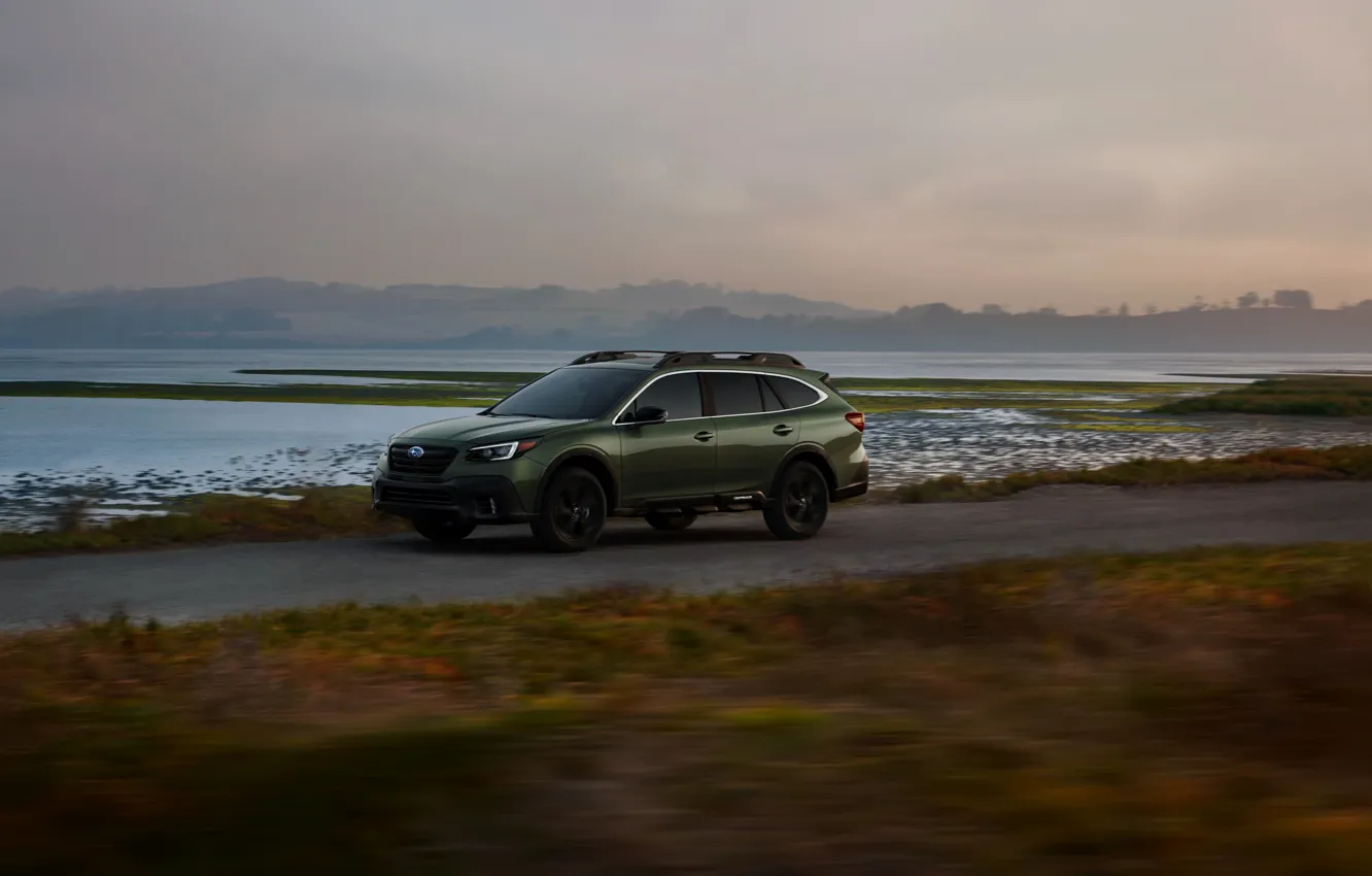 Photo wallpaper coast, Subaru, universal, Outback, AWD, 2020