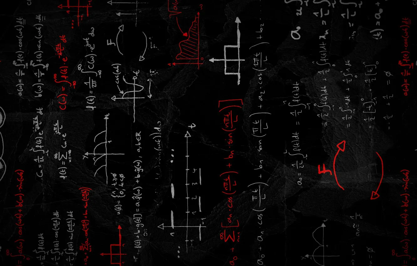 Photo wallpaper chemistry, formulas, mathematical formulas, alchemical formula