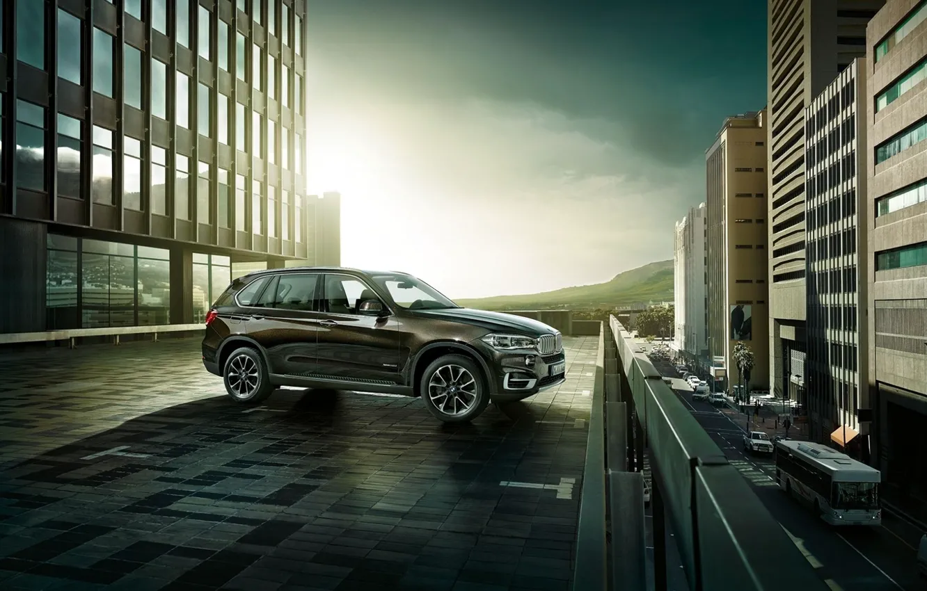 Photo wallpaper BMW, F15, security plus