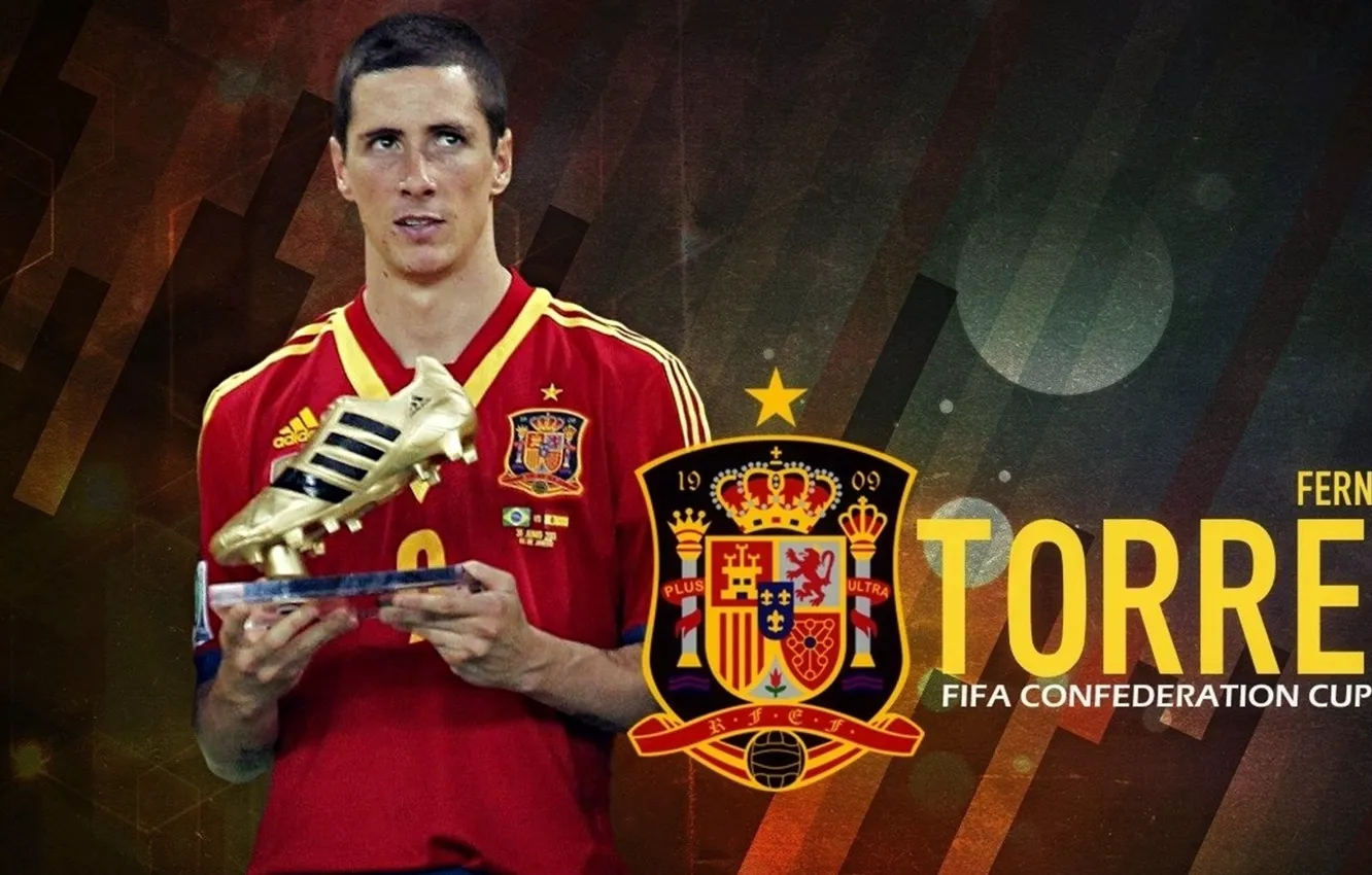 Photo wallpaper Spain, Fernando Torres, Torres, Golden boot