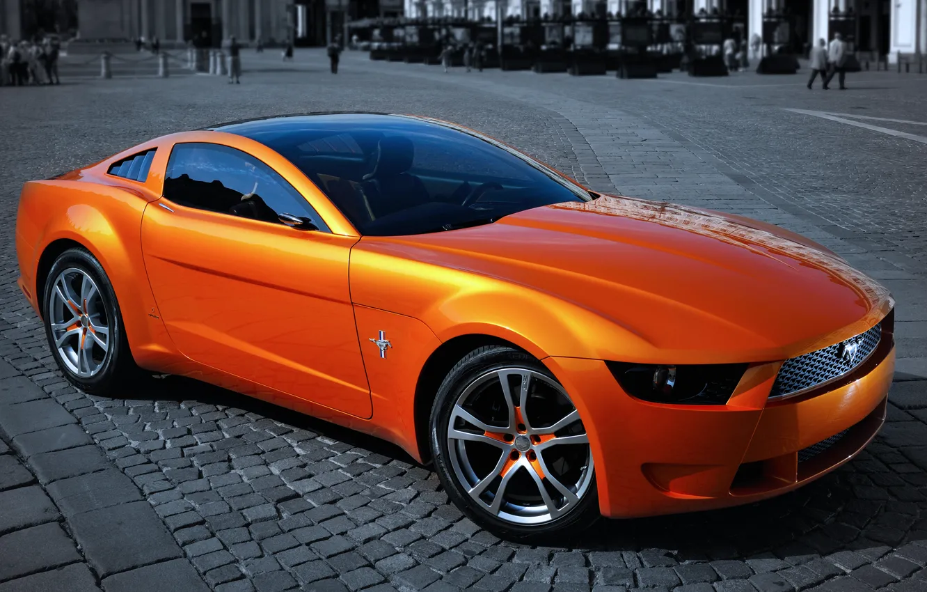 Photo wallpaper mustang, concept, ford, giugiaro