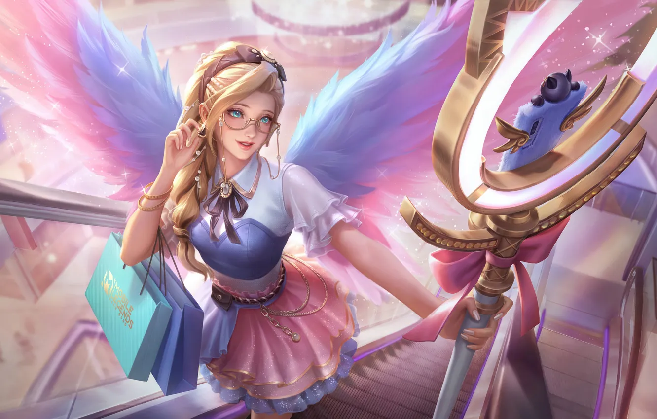 Photo wallpaper art, skin, moba, Rafaela, Mobile Legends, Mobile Legends Bang Bang, MLBB, Seraphic selfie