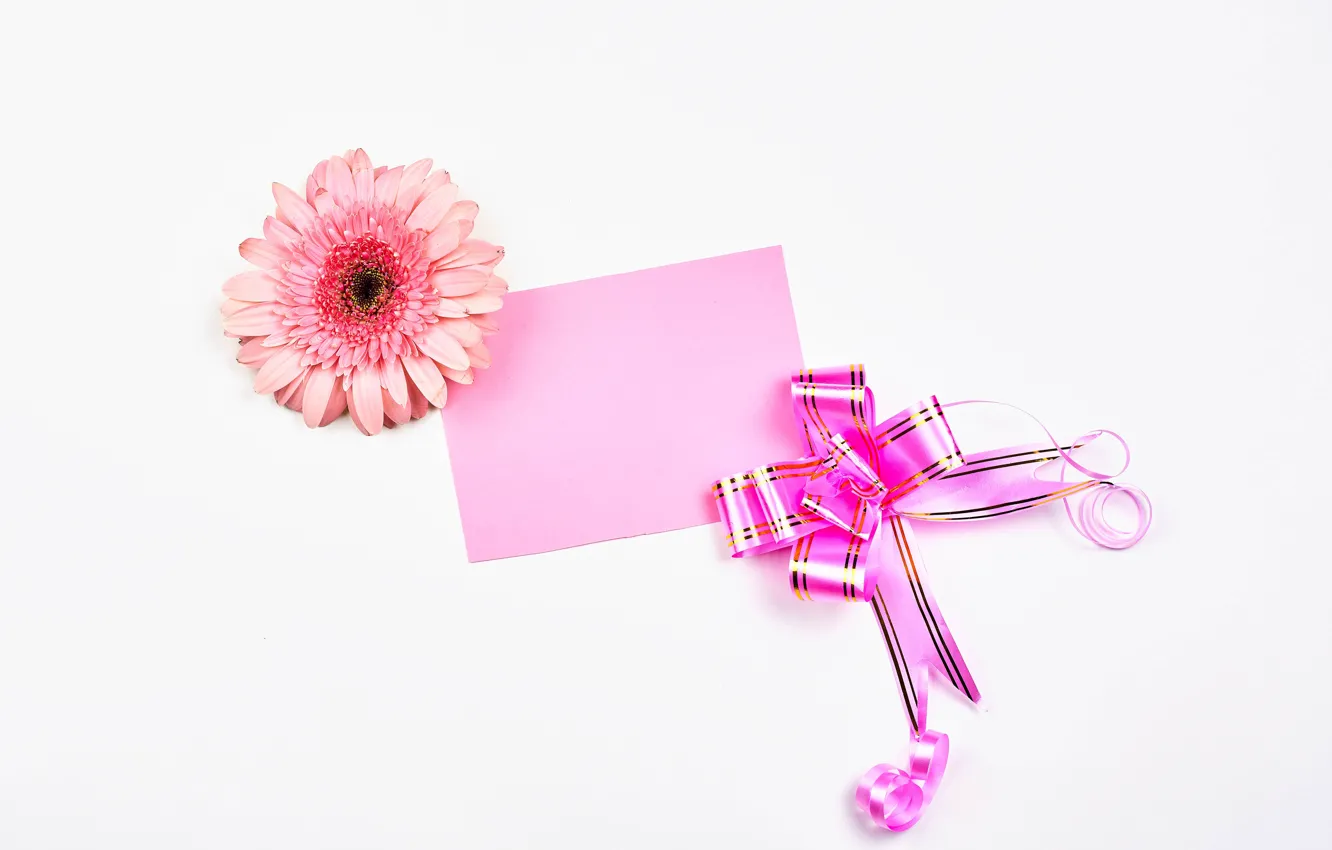 Photo wallpaper girl, flowers, holiday, 8th March