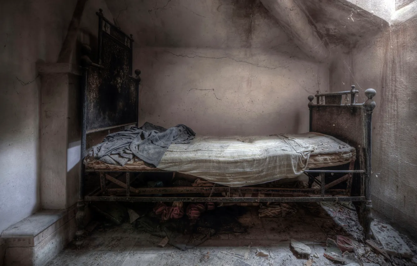 Photo wallpaper room, furniture, bed