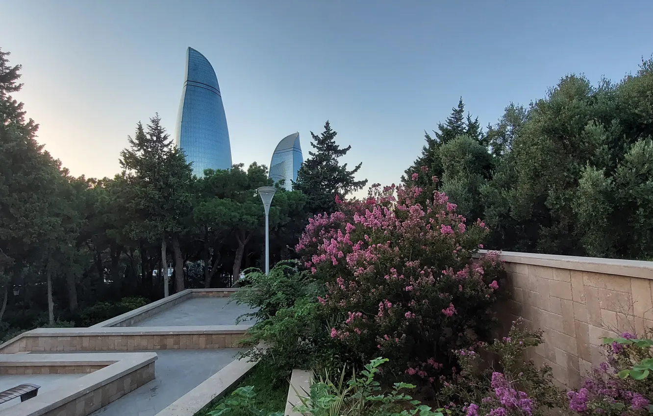 Photo wallpaper Azerbaijan, Azerbaijan, Baku, Baku, Nagorny Park