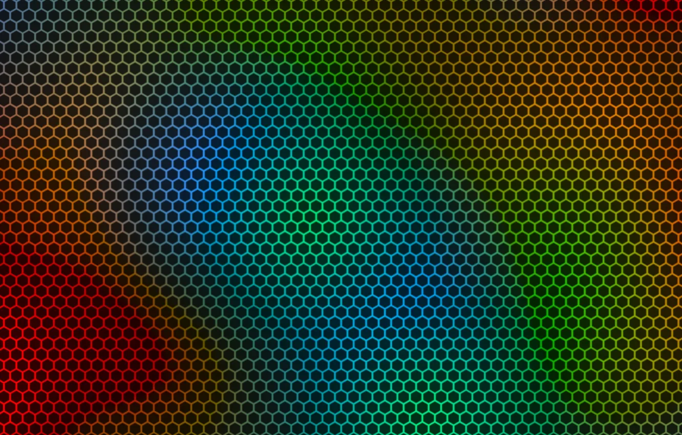 Photo wallpaper abstraction, cell, art, more colors, kolor