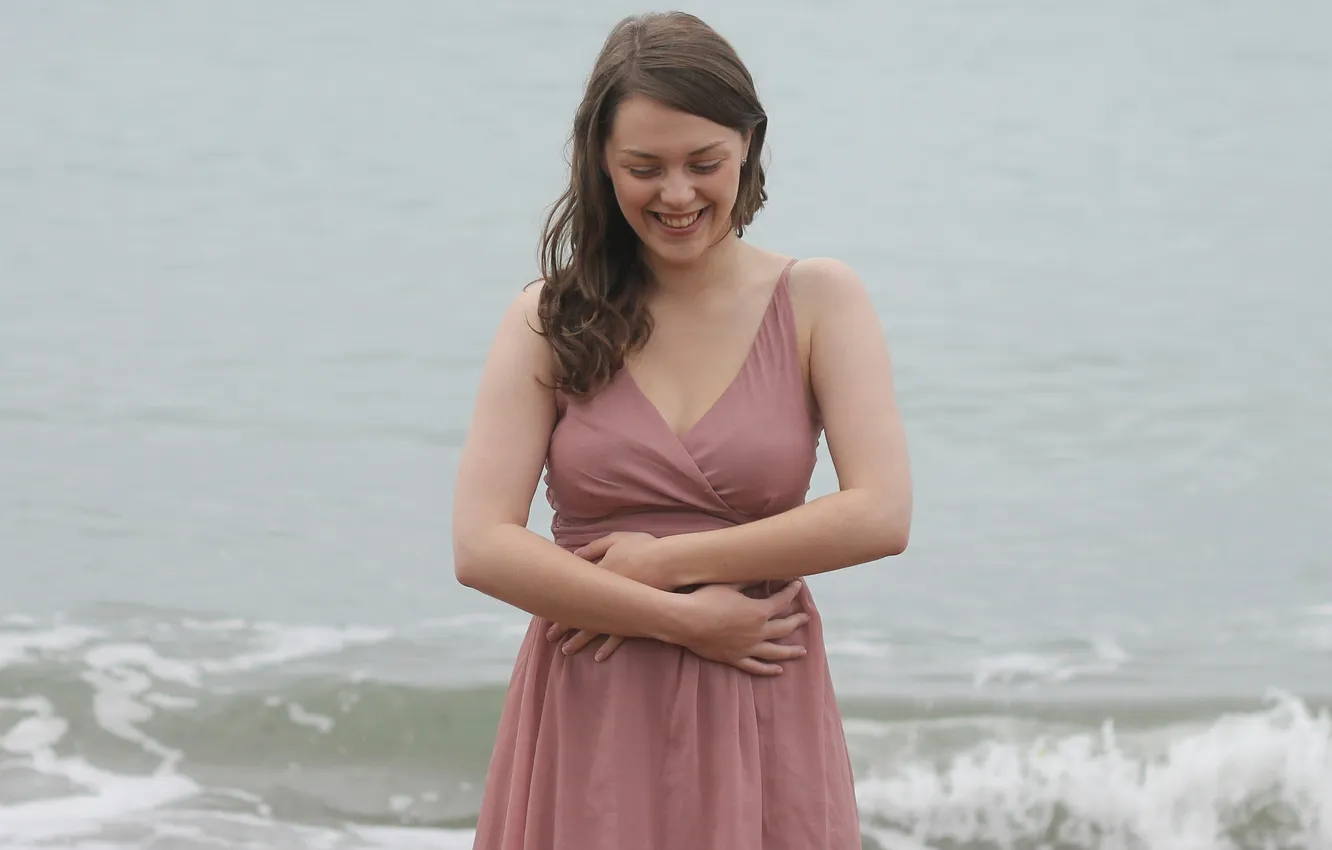 Photo wallpaper joy, smile, portrait, Imogen