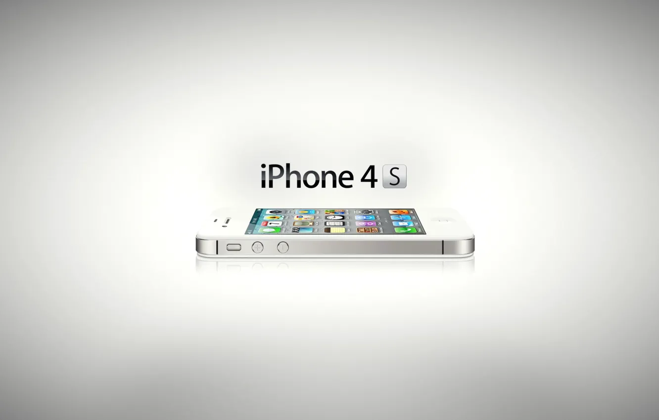 Photo wallpaper smartphone, iOS 5, iPhone 4S, touch screen, camera 8 MP, 16 GB of memory