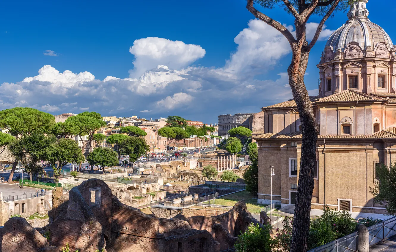Photo wallpaper home, Rome, Italy