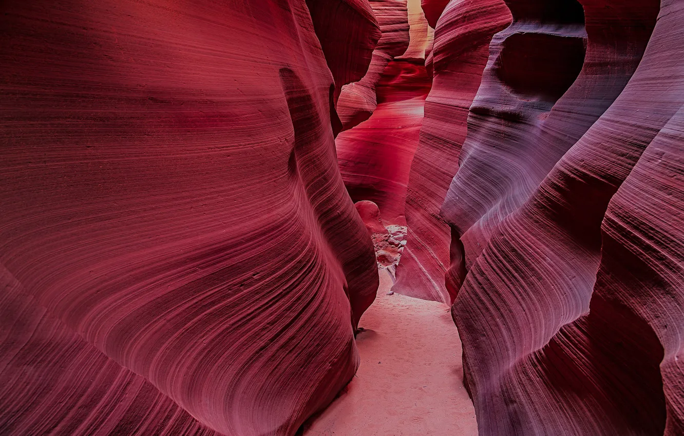 Photo wallpaper AZ, gorge, USA, antelope canyon