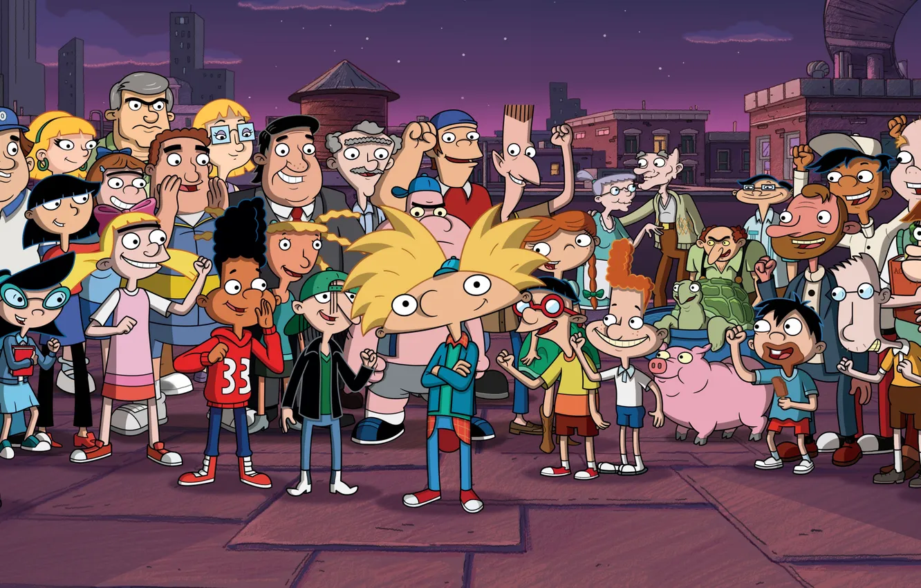 Photo wallpaper Wallpaper, cartoon, Hey! Arnold