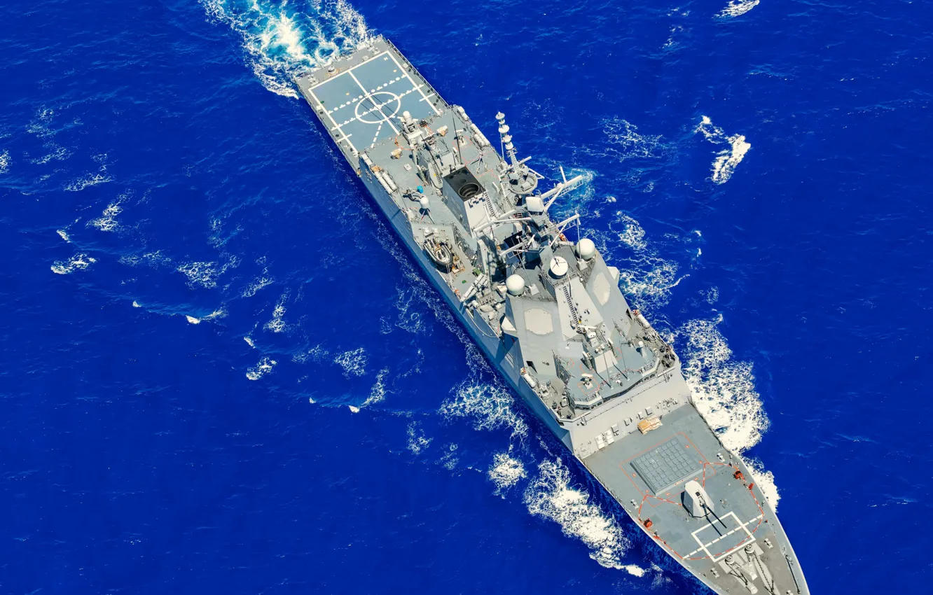 Photo wallpaper Australia, frigate, HMAS Sydney