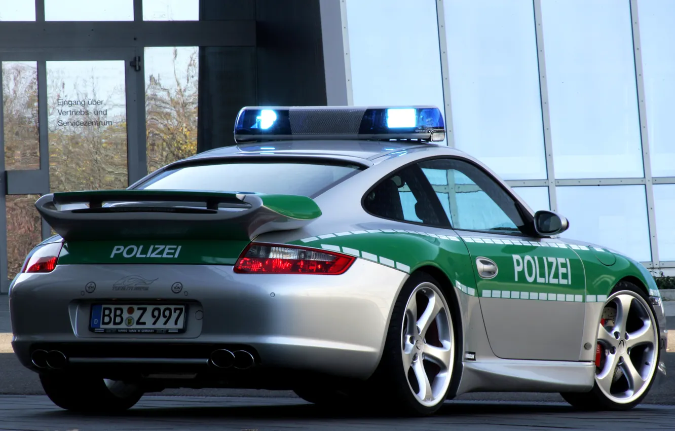 Photo wallpaper 911, Porsche, carrera, polizei