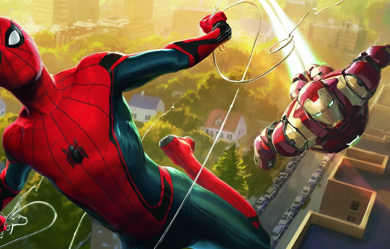 Photo wallpaper cinema, armor, Iron Man, boy, Marvel, movie, hero, film