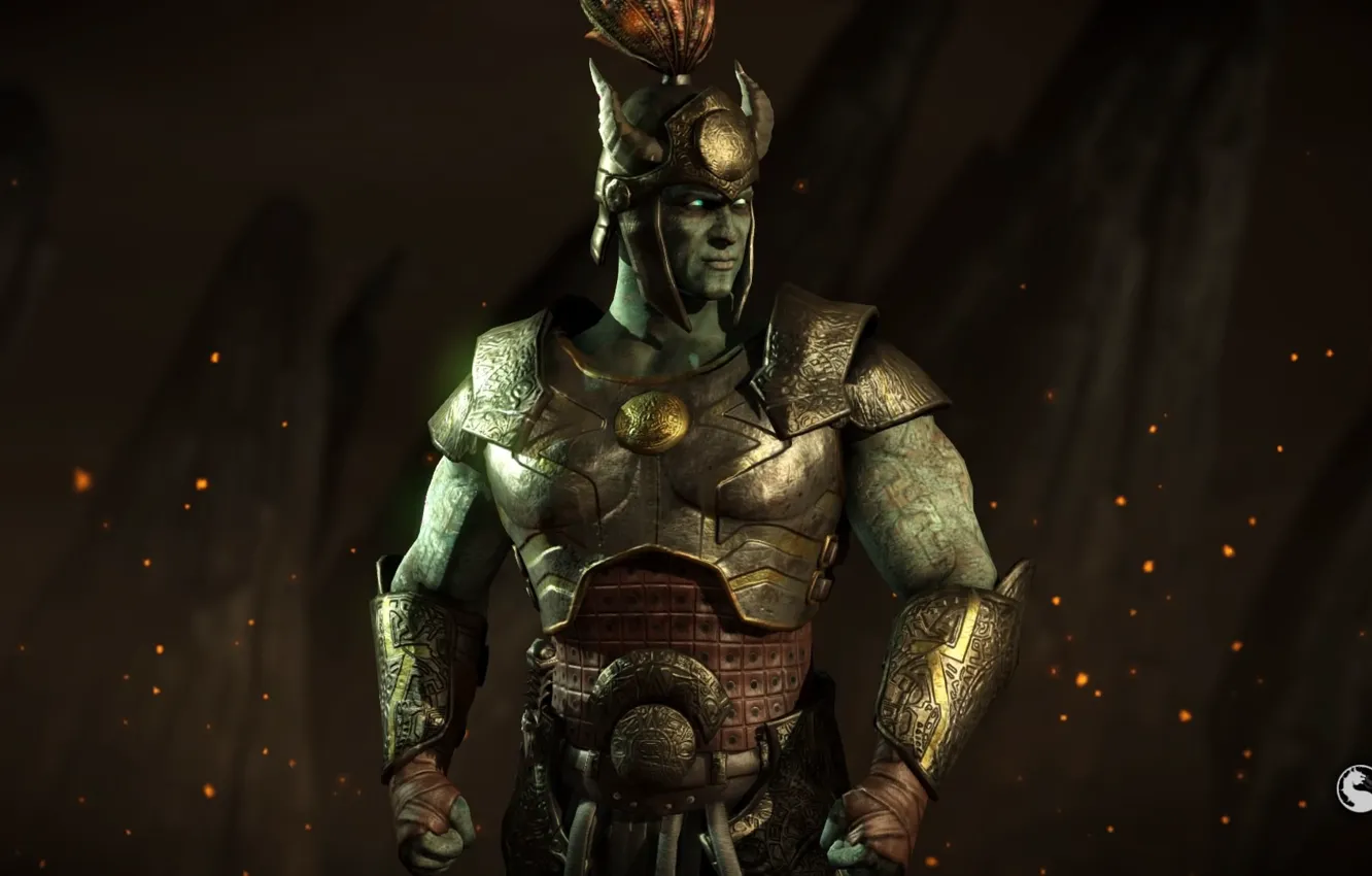 Photo wallpaper Mortal Kombat, warrior, Mortal Kombat X, Kotal Kahn, MK X