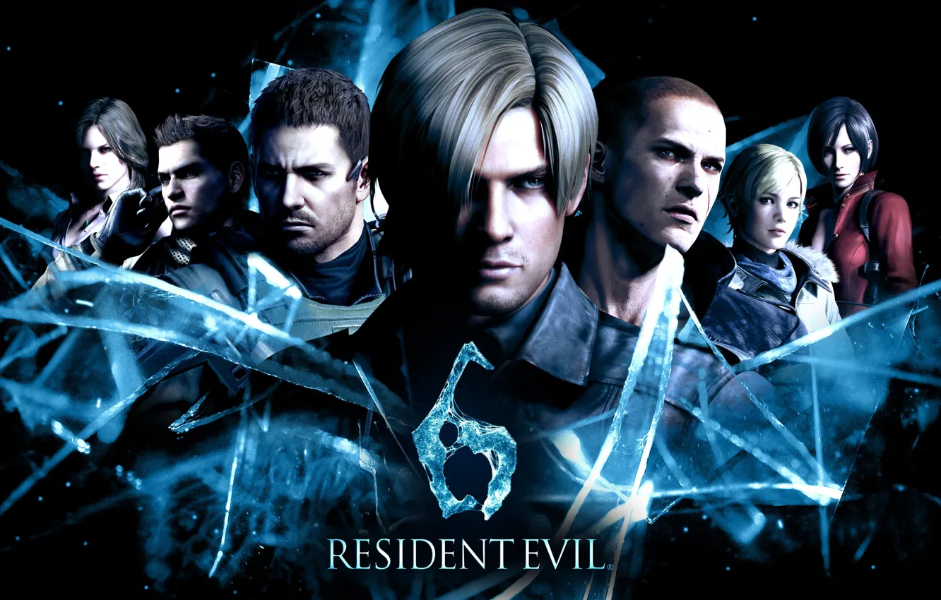Photo wallpaper Resident Evil, Resident Evil 6, Leon Scott Kennedy, Helena Harper, Chris Redfield, Sherry Birkin, Ada …
