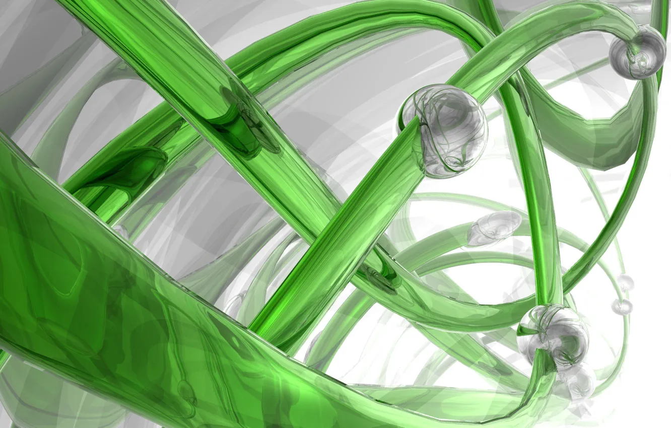 Photo wallpaper photo, balls, spiral