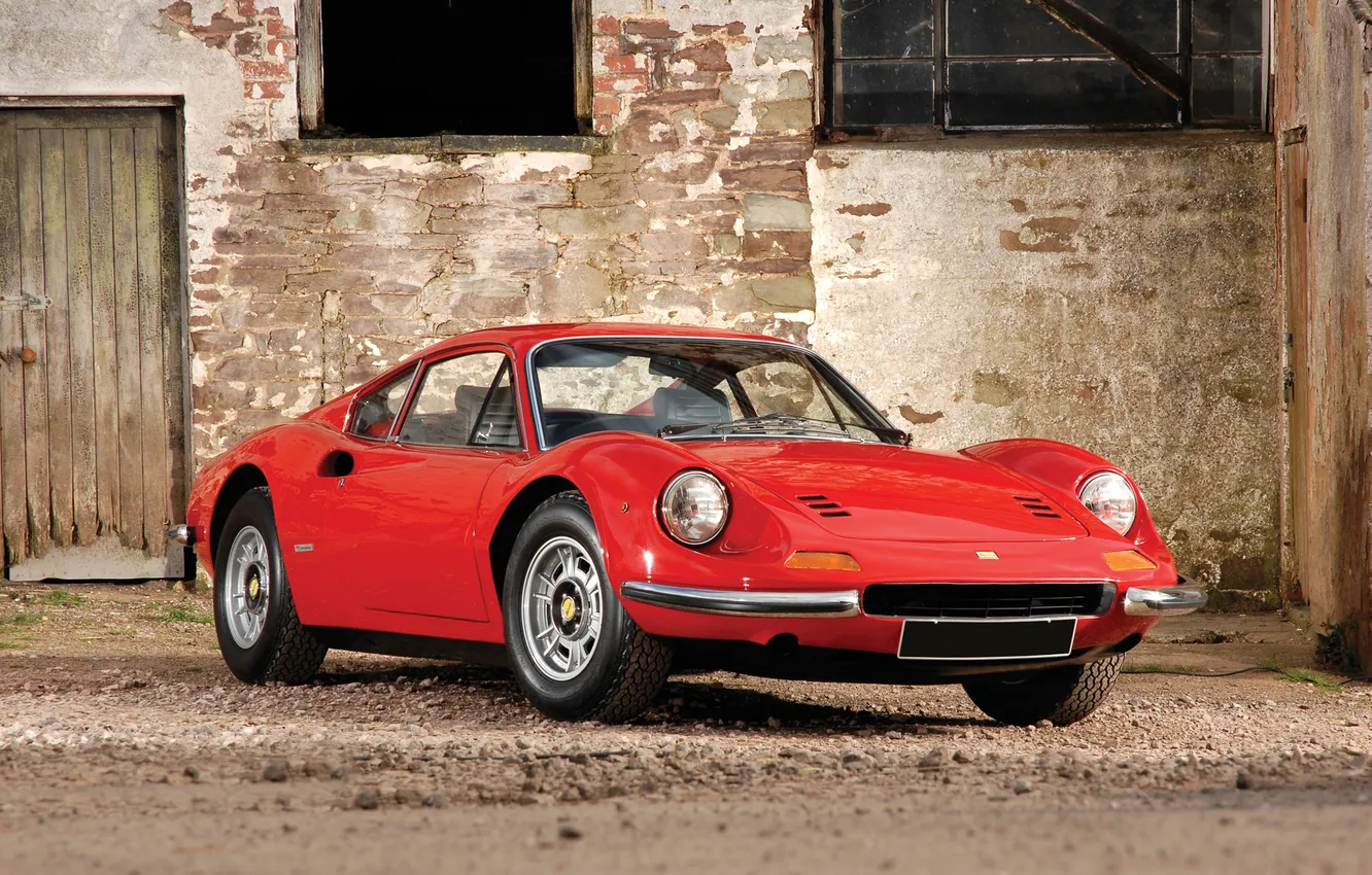 Photo wallpaper dream, red, home, old, Dino