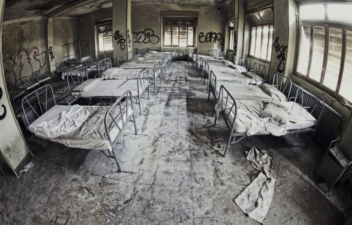 Photo wallpaper bed, interior, bedroom, Barack