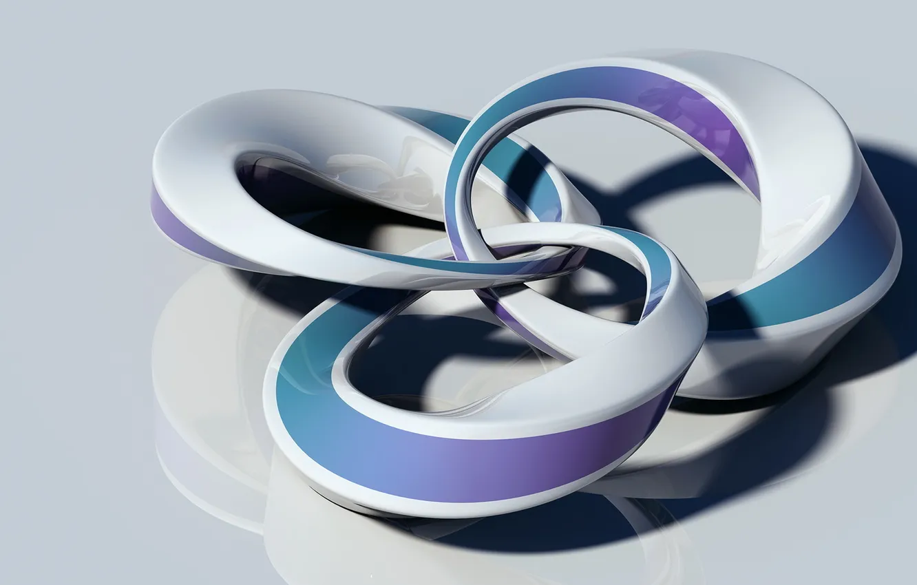 Photo wallpaper ring, render