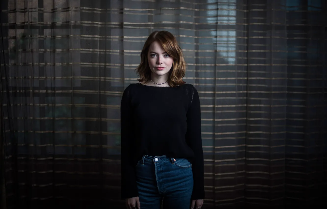 Photo wallpaper portrait, makeup, actress, hairstyle, Emma Stone, Emma Stone, The Washington Post, Jabin Botsford