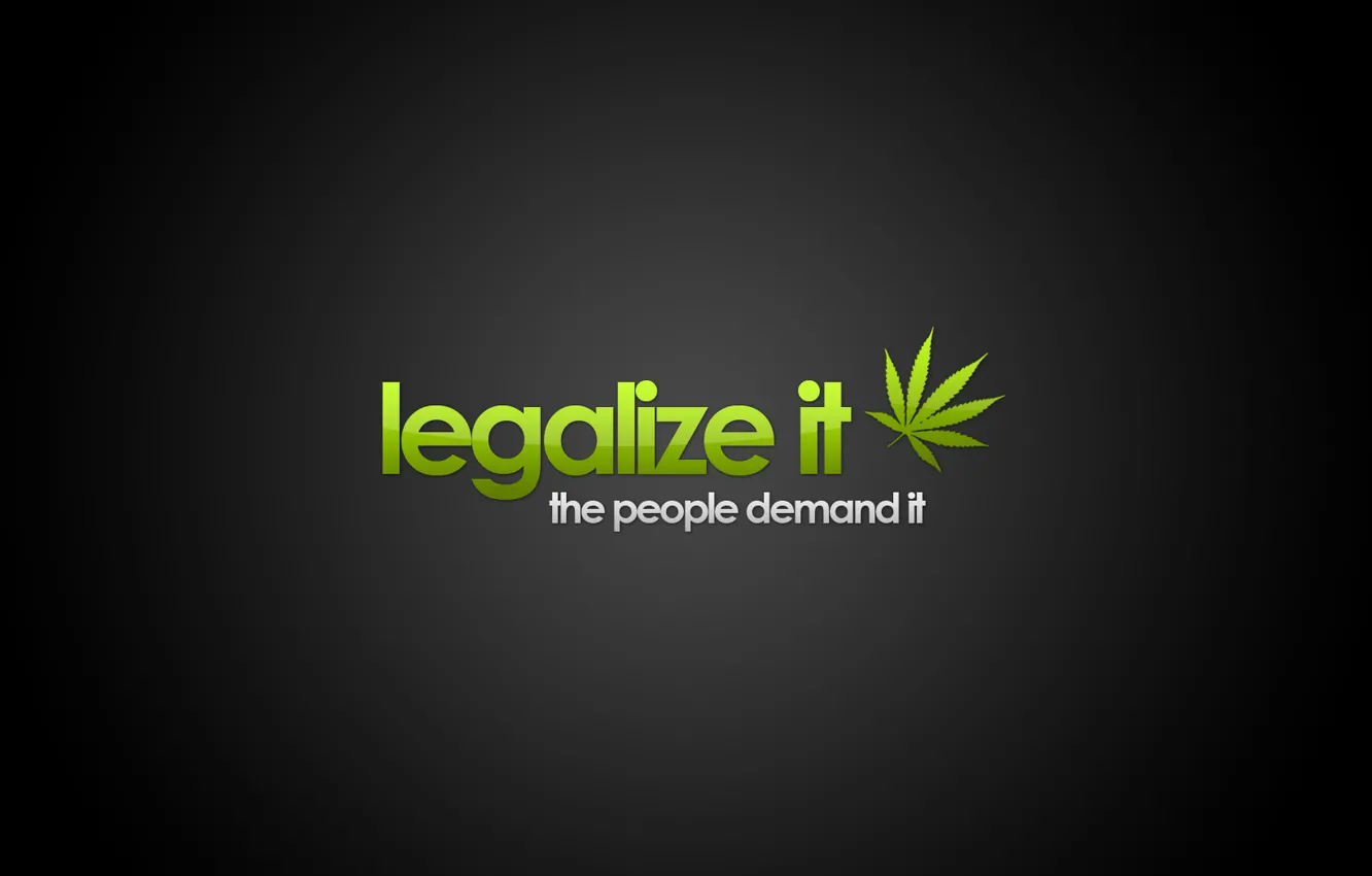Photo wallpaper leaf, Legalize it, cannabis