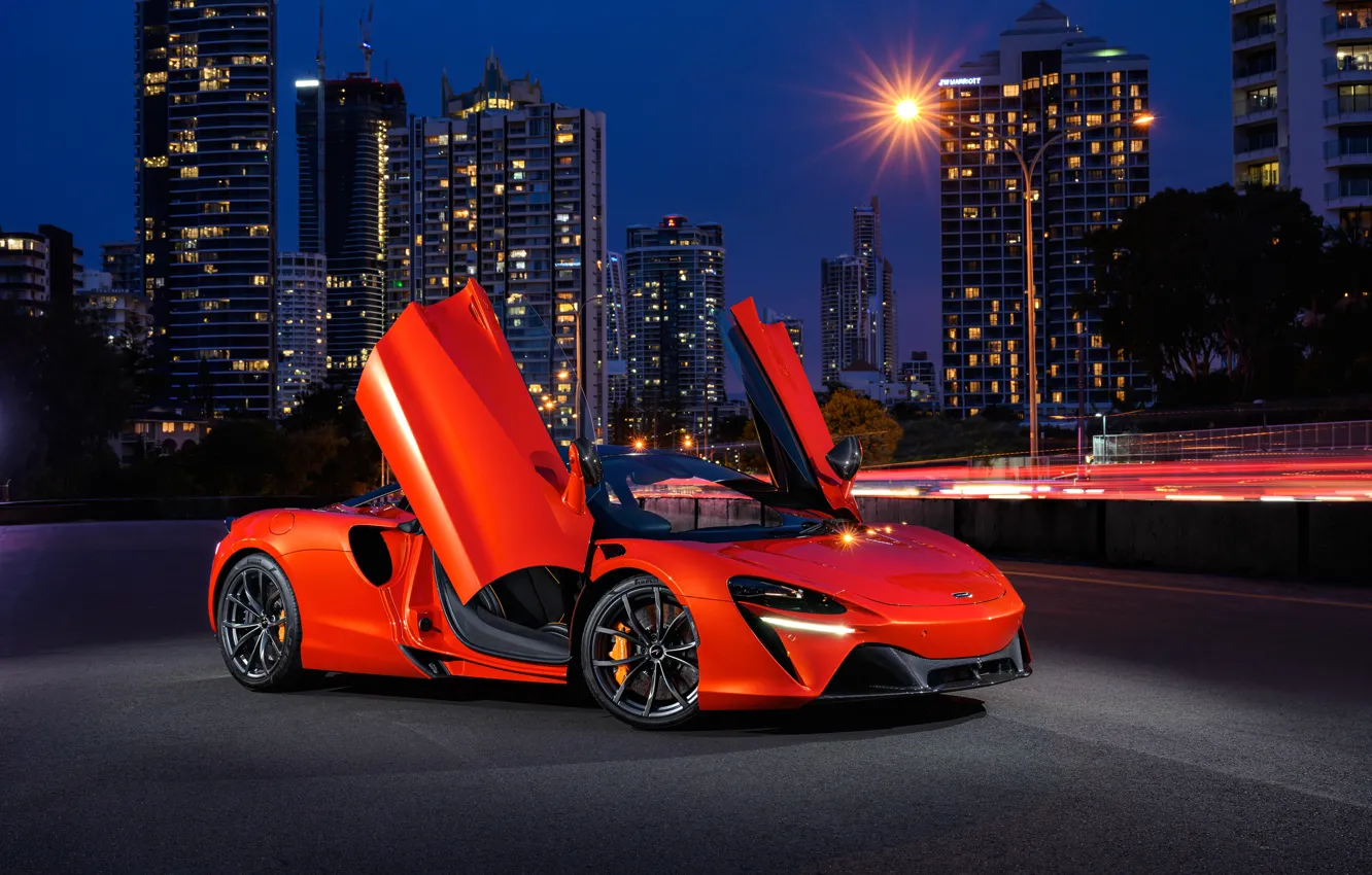 Photo wallpaper McLaren, Artura, McLaren Artura, Doors up