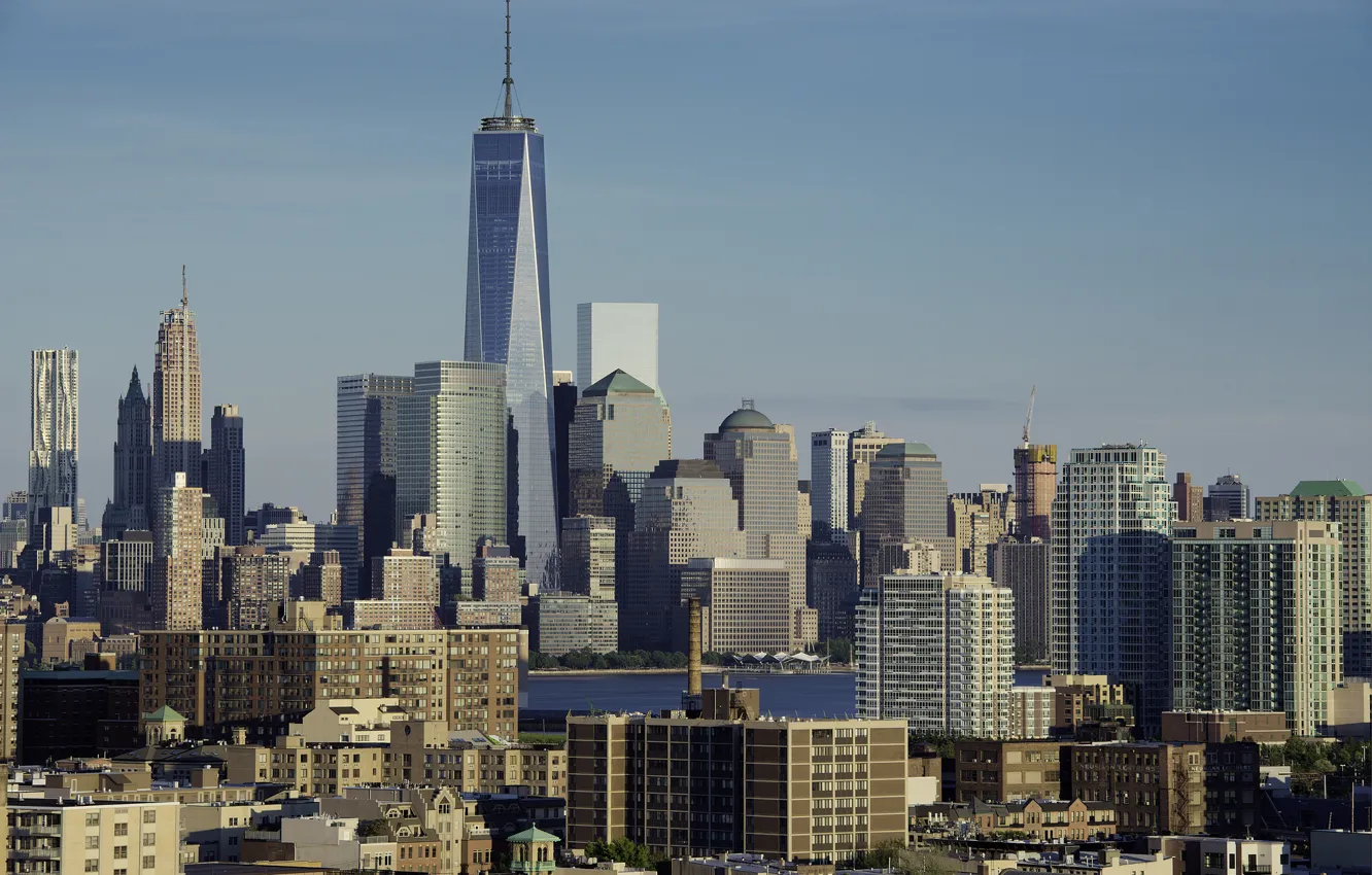 Photo wallpaper home, New York, skyscrapers, USA, Manhattan