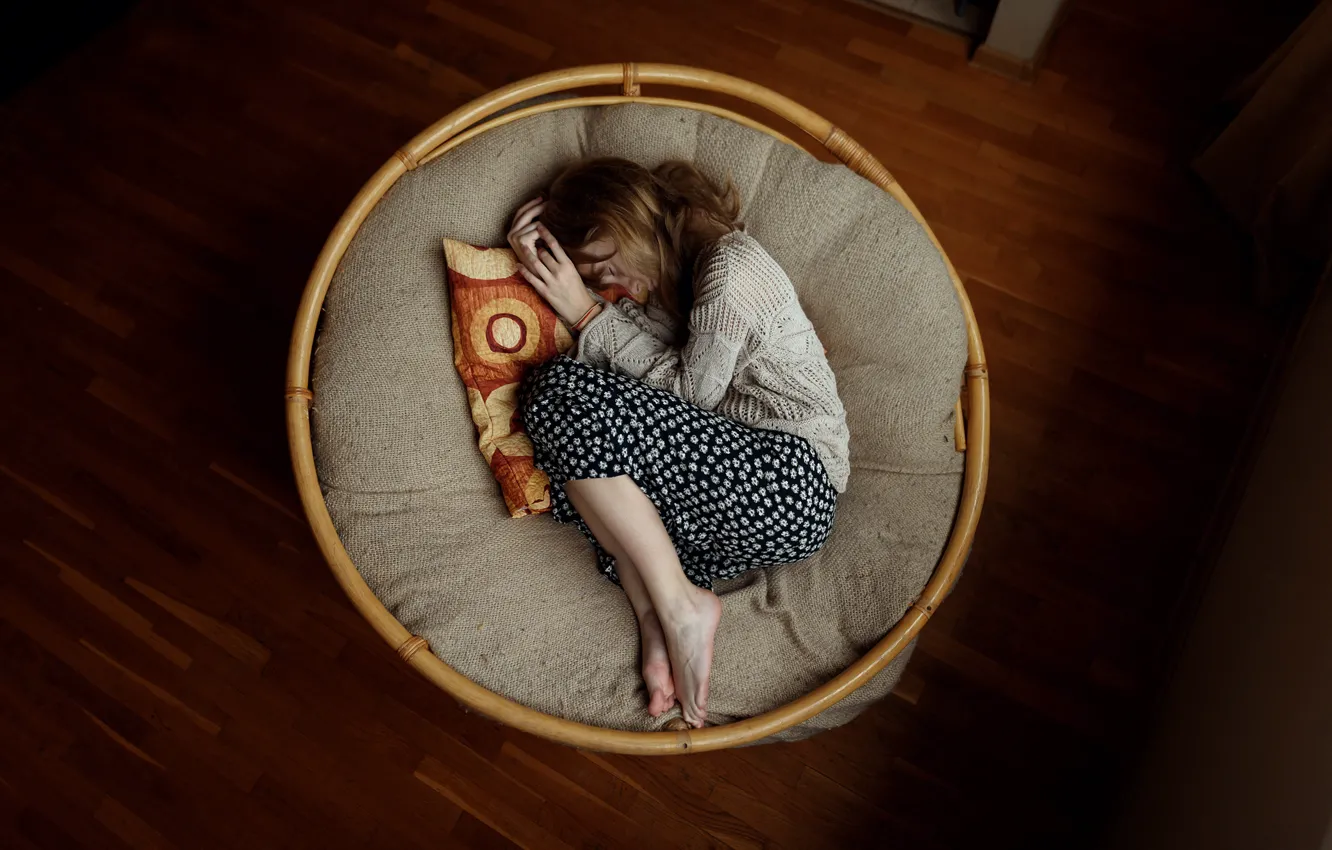 Photo wallpaper girl, sleep, Aleks Five