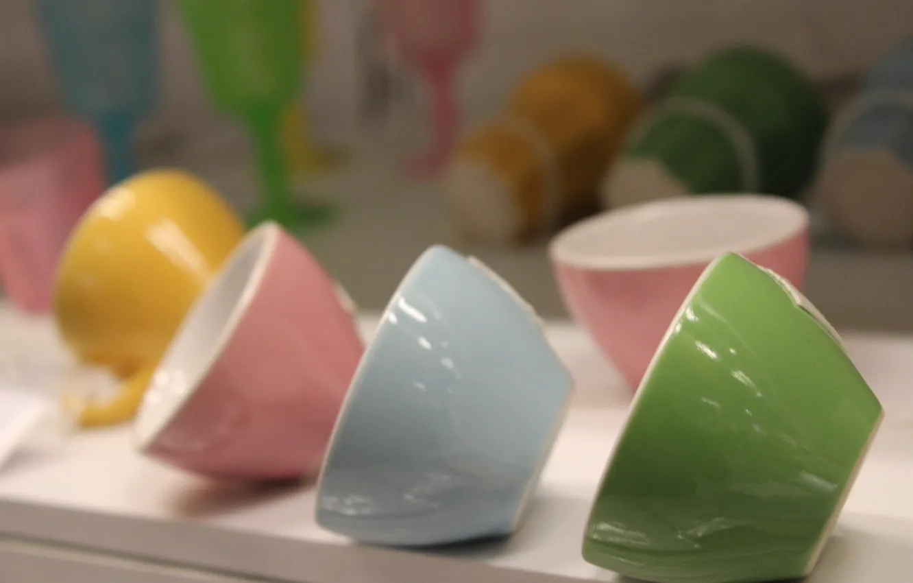 Photo wallpaper color, mug, Cup