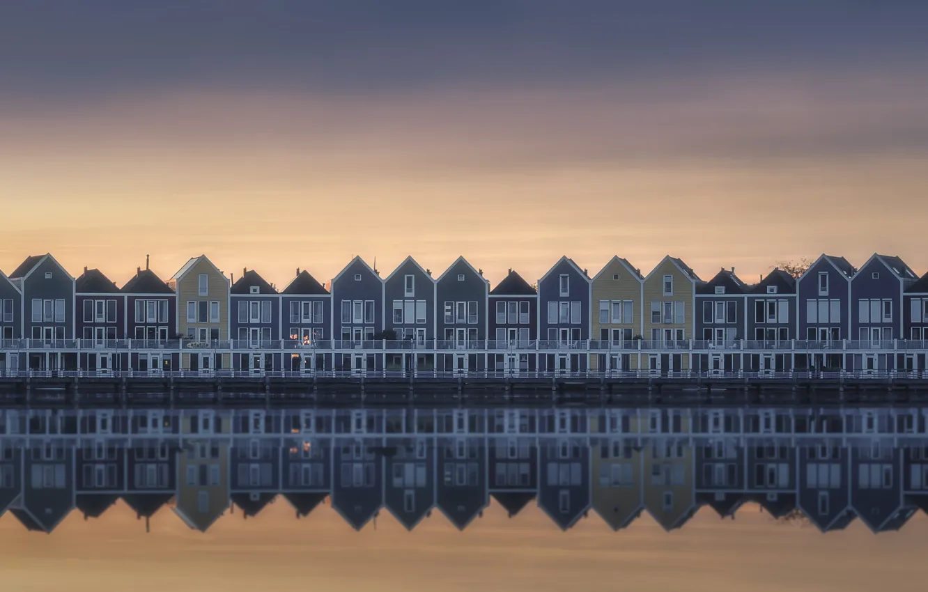 Photo wallpaper the city, home, architecture