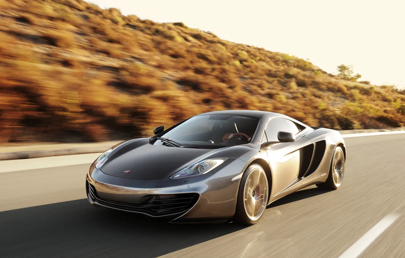 Photo wallpaper McLaren, road, MP4-12C, drive, Hennessey McLaren MP4-12C