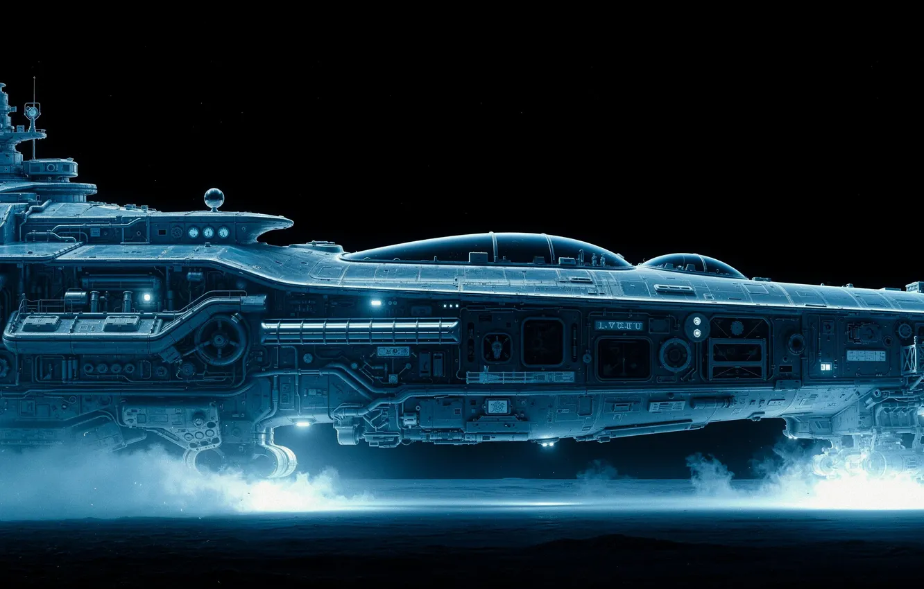 Photo wallpaper spaceship, Spacecraft, New batch, Ultrawide Wallpapers
