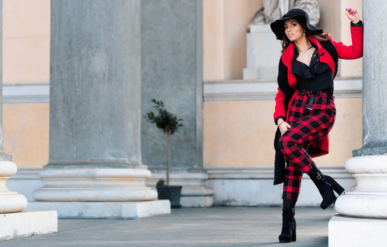 Photo wallpaper girl, model, Stefania