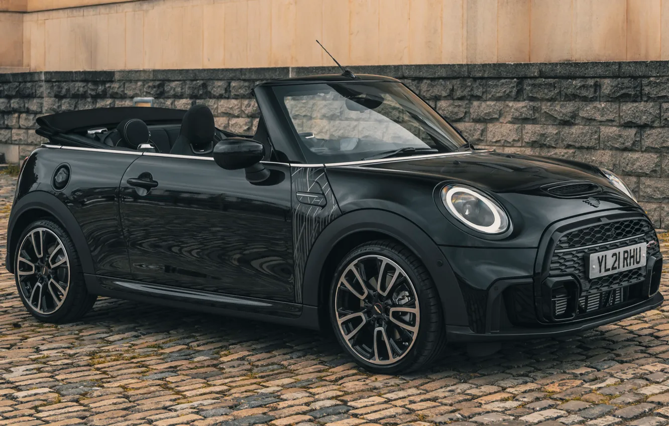 Photo wallpaper convertible, Convertible, 2021, Mini Cooper S, JCW Package, Shadow Edition