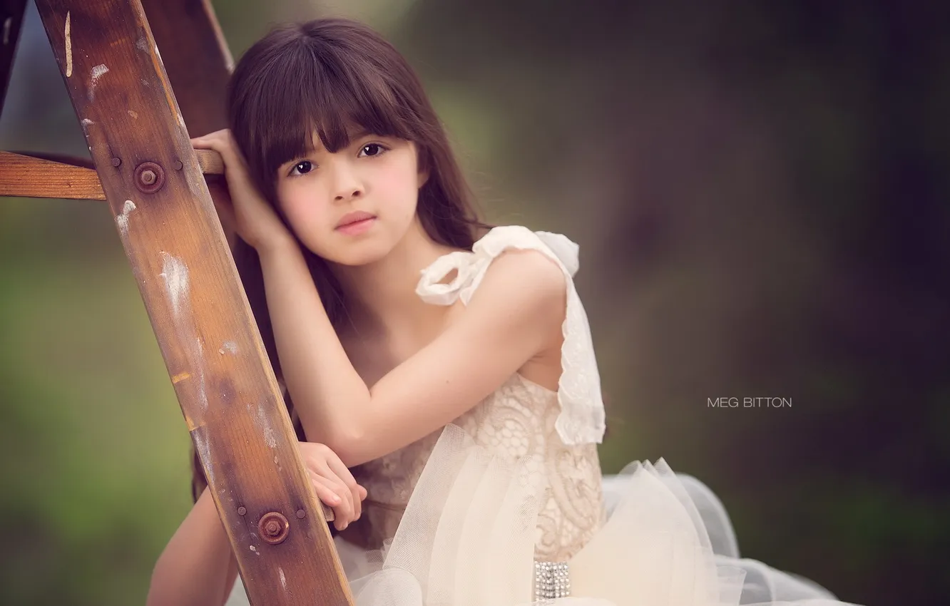 Photo wallpaper look, portrait, girl