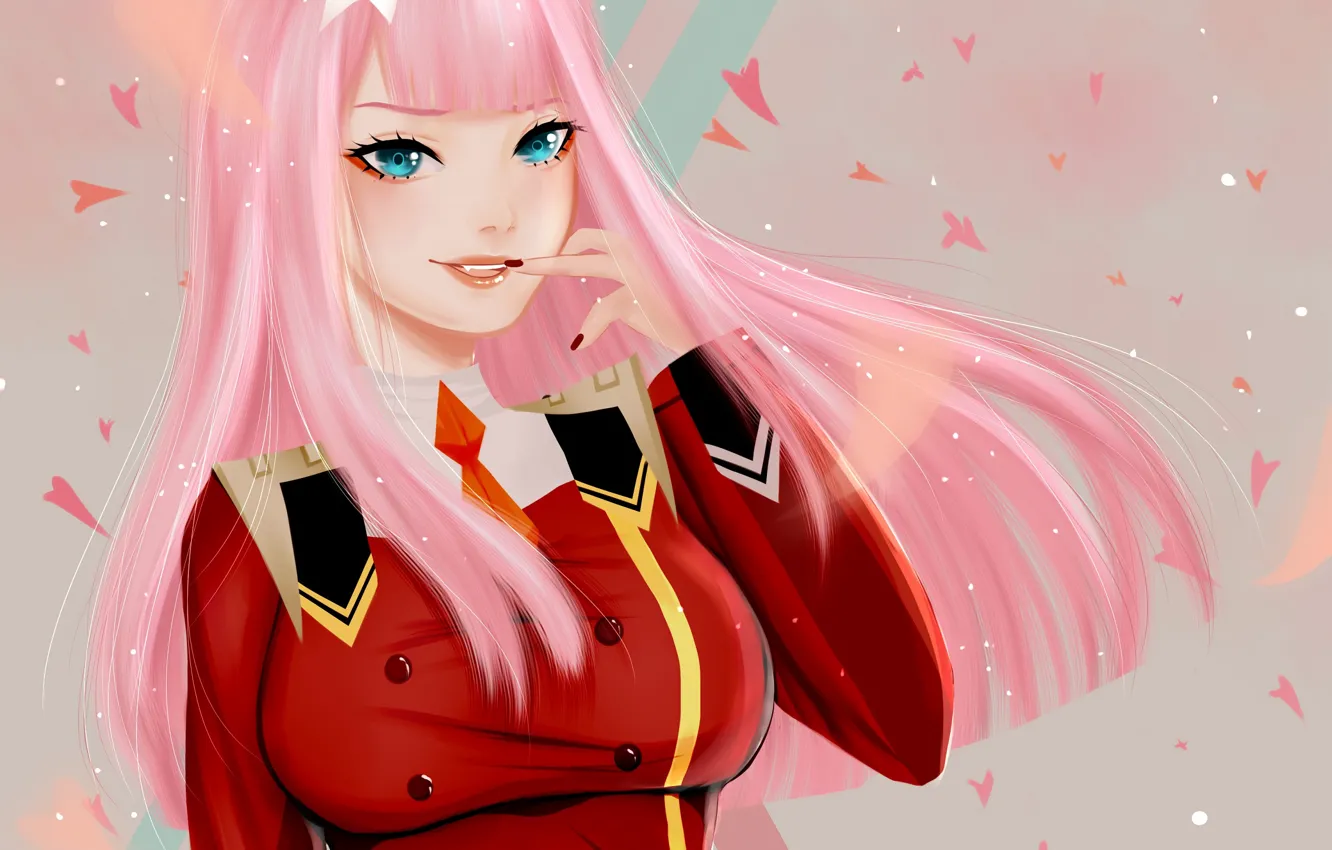 Photo wallpaper girl, 002, Darling In The Frankxx, Cute in France