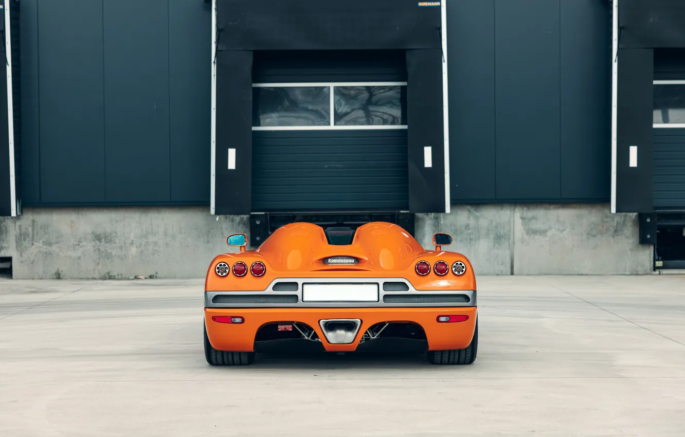 Photo wallpaper Koenigsegg, supercar, back, Koenigsegg, powerful, rear view, CCR, Koenigsegg CCR